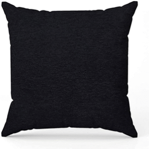 Almofada Preta Suede