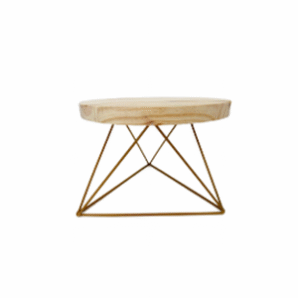 Boleira pé de ferro 15cm altura