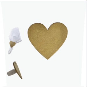 Porta Guardanapo coração MDF