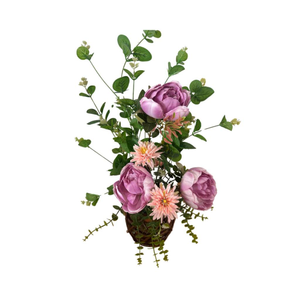 Vaso Cipó + Arranjo M Lilás