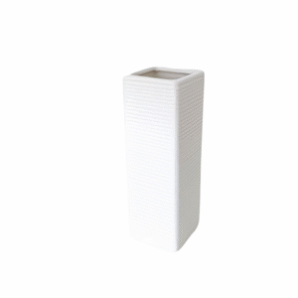 Vaso Branco porcelana 13cm PP