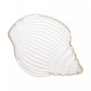 Mini Bandeja Concha fio dourado