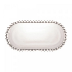 Travessa oval de Cristal 24cm x 12cm